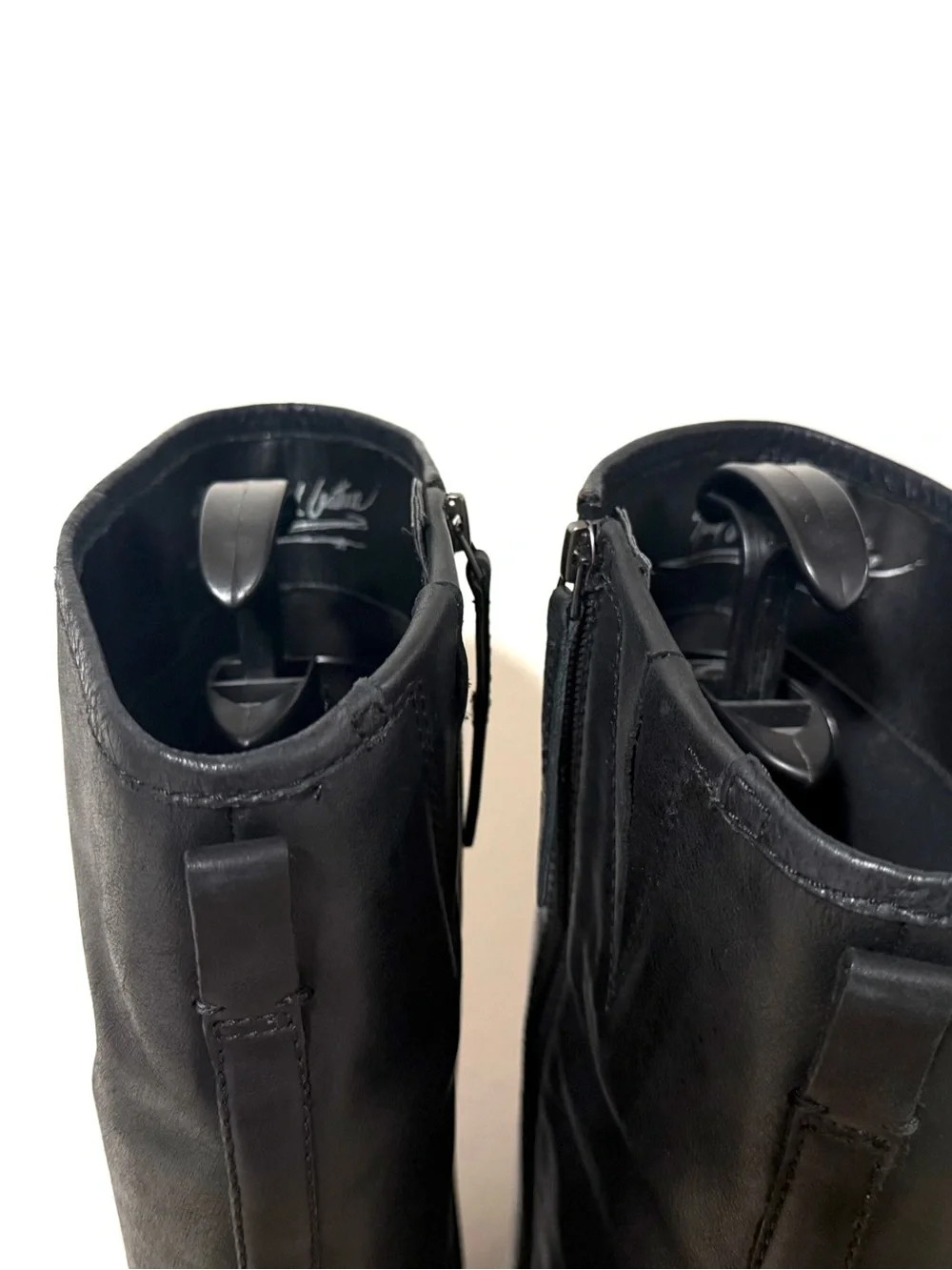 Franco Sarto Black Over-the-Knee Leather Boots